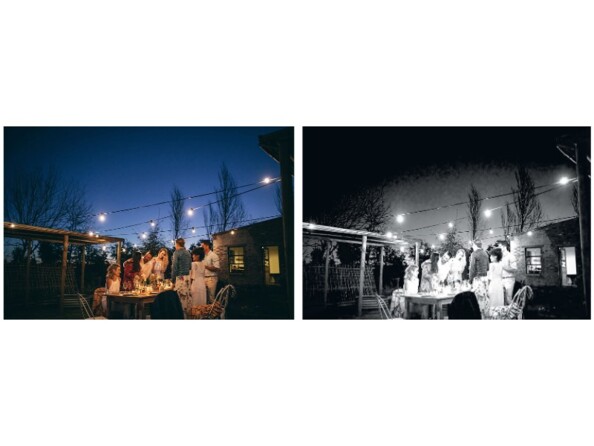 La qualité de la caméra wifi IPC-250.fhd en vision nocturne.