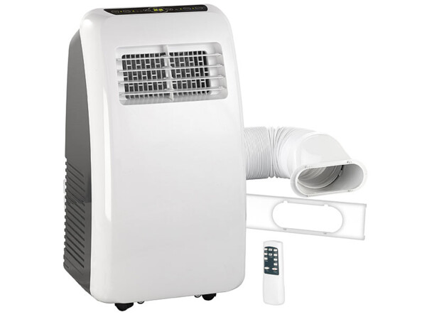 Climatiseur mobile monobloc et déshumidificateur 5000 BTU/h 2050 W. Avec accessoires