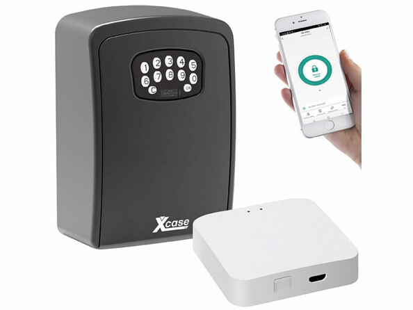 Coffret à clés connecté étanche avec passerelle WiFi Mesh NX4988