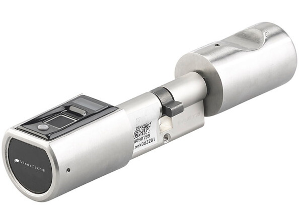 Cylindre de porte électronique Basic VisorTech. Ouverture par application et commande vocale.