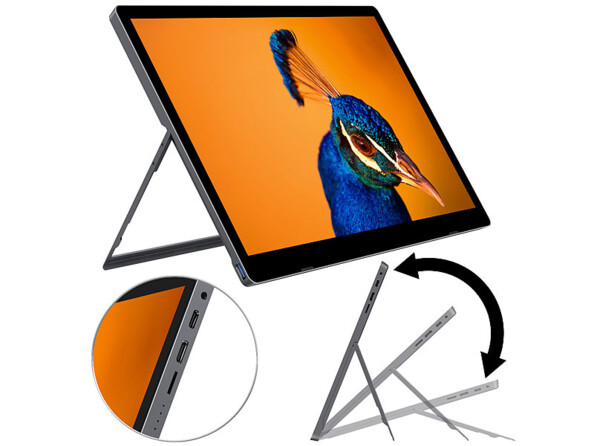 Écran nomade 15,6" Auvisio inclinable.