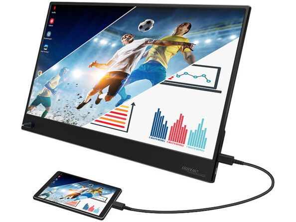 Écran nomade ultrafin Full HD 14,1" avec haut-parleur stéréo