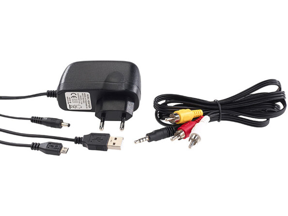 cables de connexion pour game capture v3 auvisio avec chargeur secteur micro usb cable analogique rca peritel pour consoles retro