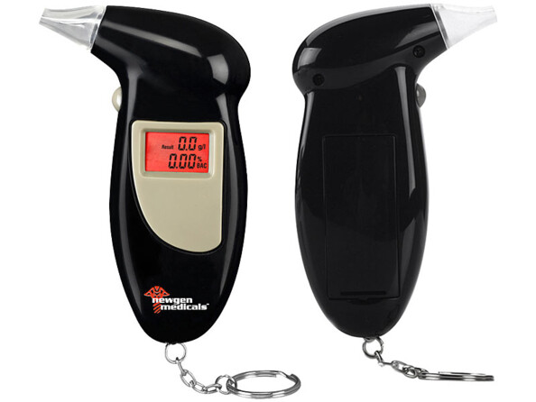 Éthylotest vue des 2 cotés