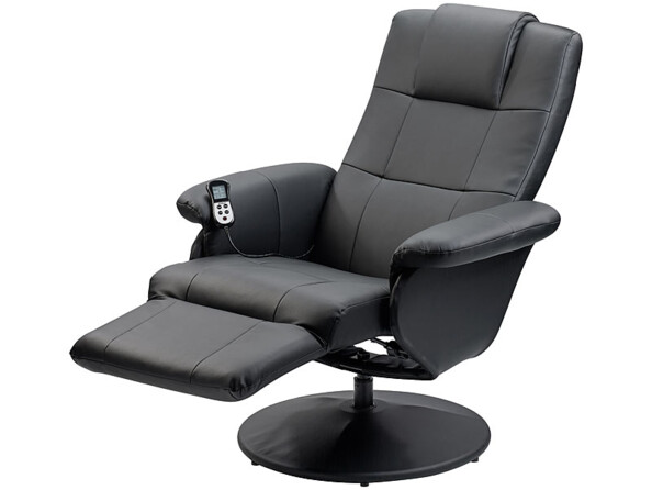 Fauteuil de massage avec repose-jambes escamotable