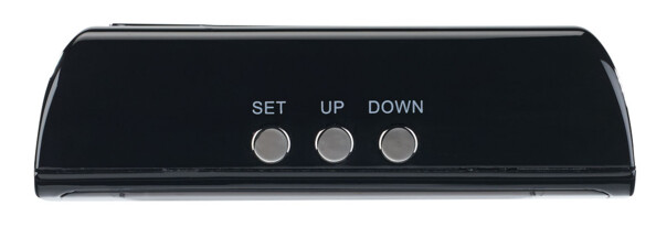 Horloge de table LED avec caméra Full HD intégrée