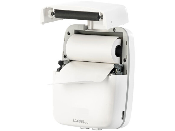 Imprimante thermique mobile 203 dpi vue sur le rouleau
