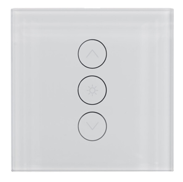 Interrupeur silencieux et éclairé pour installation domotique sur réseau sans fil