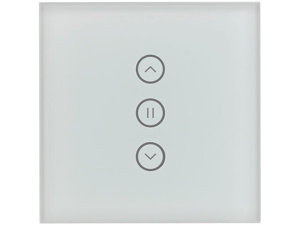 Interrupteur connecté Surface en verre trempé avec boutons lumineux