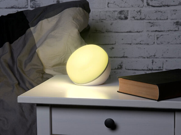 Lampe d'ambiance connectée LED compatible Alexa / Google Assistant