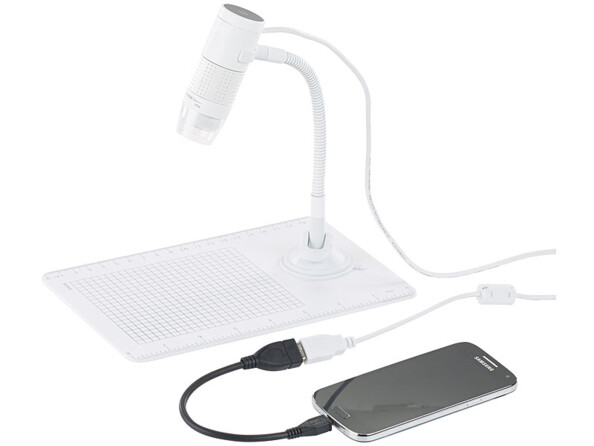 microscope numérique avec enregistrement direct sur smartphone android