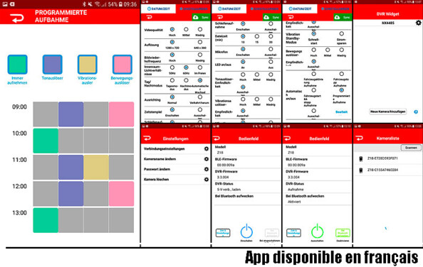 Mini caméra HD avec bluetooth et vision nocturne DV-800
