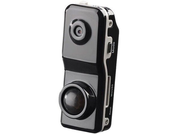 Mini caméra sport avec détecteur de mouvement PIR Raptor-5000.pr Somikon
