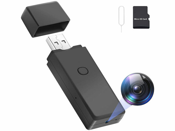 mini camera de poche discrete full hd 1080p avec lecteur carte memoire micro sd