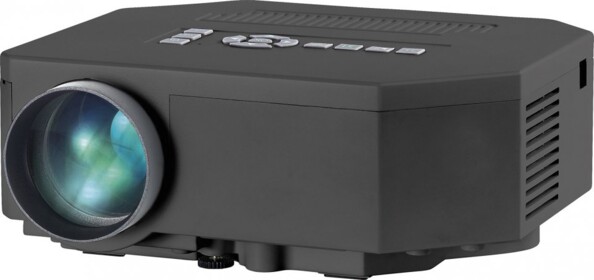 Mini projecteur vidéo à LED 200 lumens ''LB-4001.mini'' avec lecteur multimédia