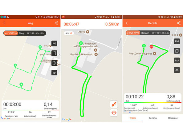 Montre connectée tactile avec cardiofréquencemètre et bluetooth SW-260.hr