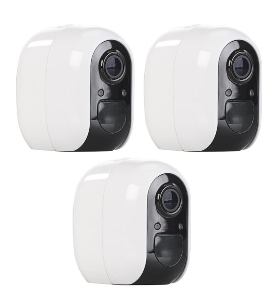 Pack de 3 caméras de surveillance IP Full HD connectées IPC-480