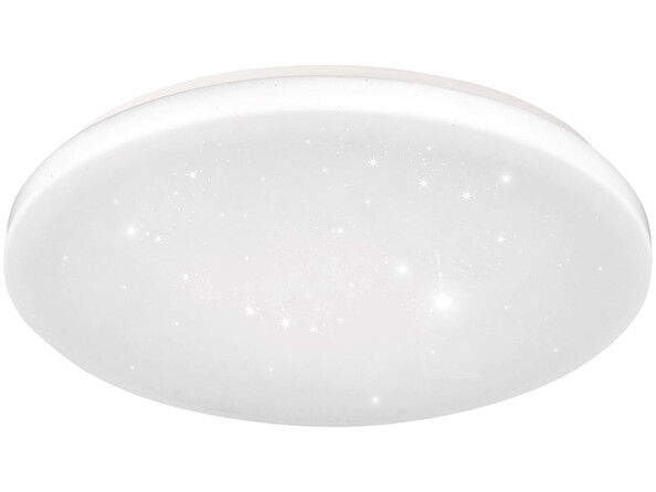 Plafonnier LED CCT ciel étoilé connecté et compatible commandes vocales Ø 34 cm