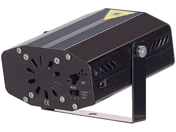 Projecteur laser LP-150 Lunartec vu de dos.