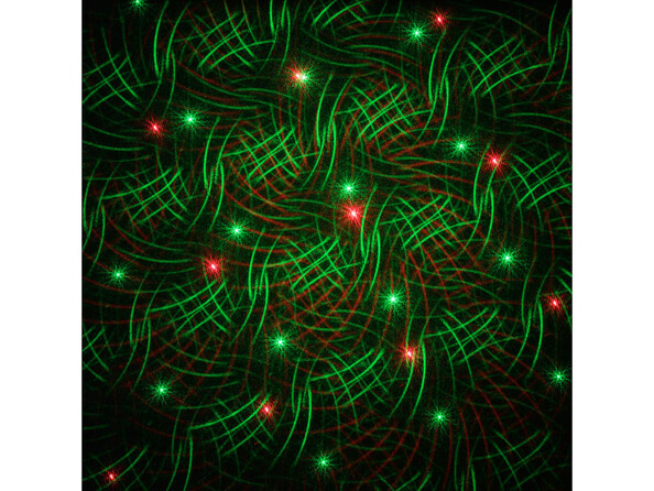 Faiseau laser rouge et verts projeté par le modèle LP-150 de Lunartec (12).