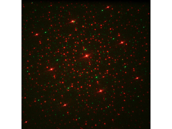 Faiseau laser rouge projeté par le modèle LP-150 de Lunartec (5).