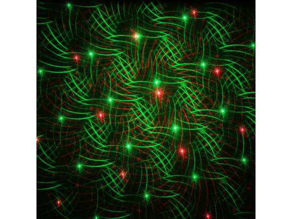 Faiseau laser rouge et verts projeté par le modèle LP-150 de Lunartec (2).
