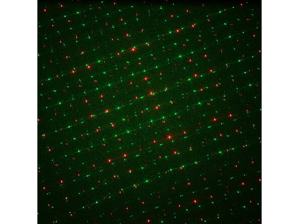 Faiseau laser rouge et verts projeté par le modèle LP-150 de Lunartec (8).