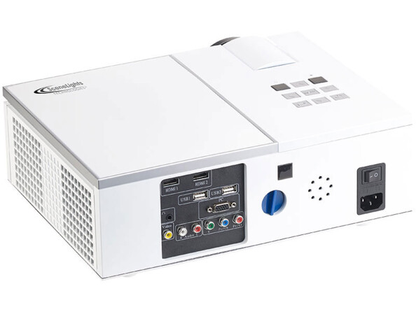 Projecteur vidéo LCD-LED HD 2400 lm avec lecteur média intégré LB-9200