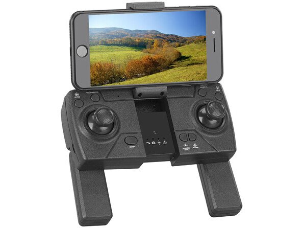 Quadricoptère GPS pliable connecté avec caméra 4K GH-260.fpv. Télécommande support smartphone