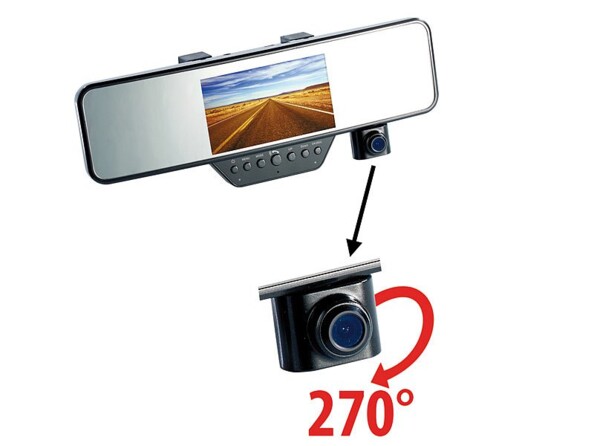 Rétroviseur caméra de bord Full HD ''MDV-2300rs''