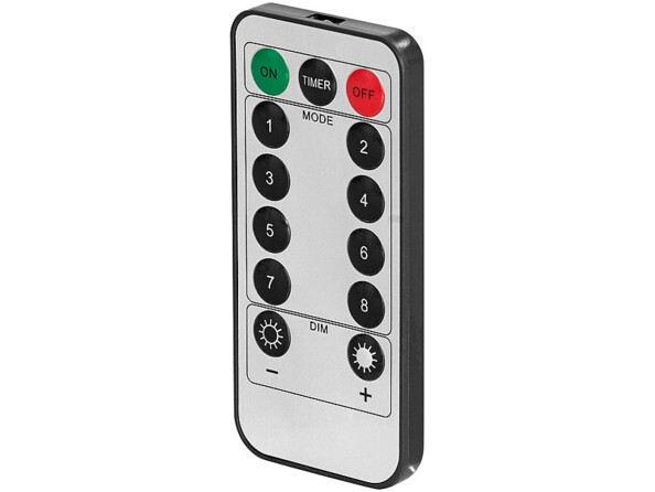 Télécommande du rideau LED USB Lunartec.