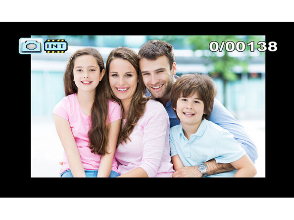 Scanner autonome 20 Mpx pour photos, diapositives et négatifs SD-2000.Détail menu