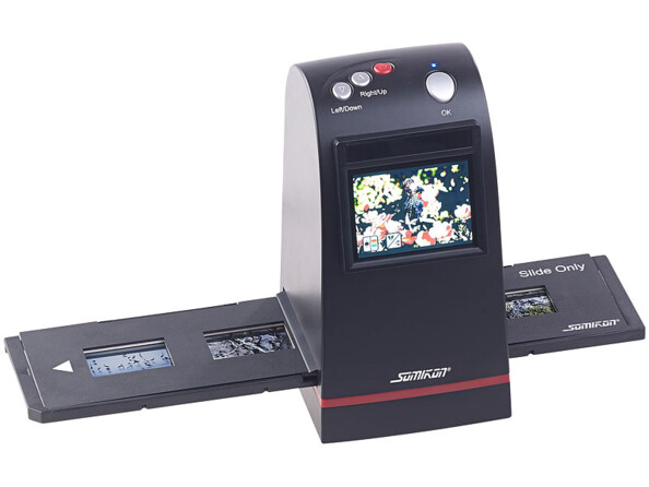 Scanner autonome pour diapositives et négatifs Somikon