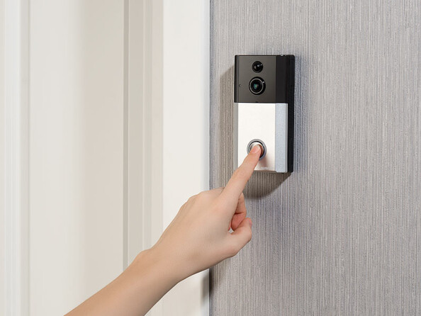 Visiophone HD sans fil connecté avec fonction interphone et angle de vision 160° VTK-260