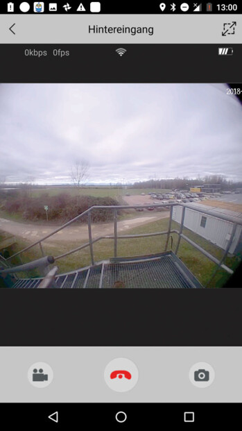 Visiophone sans fil 180° avec wifi et contrôle par application