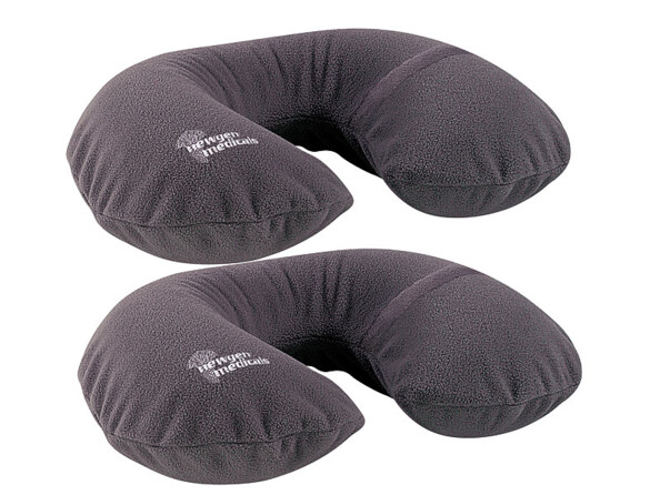 2 coussins gonflables spécial nuque déhoussables