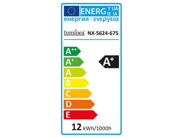 Ampoule à LED 12 W/E27 avec détecteur d'obscurité et de mouvement blanc