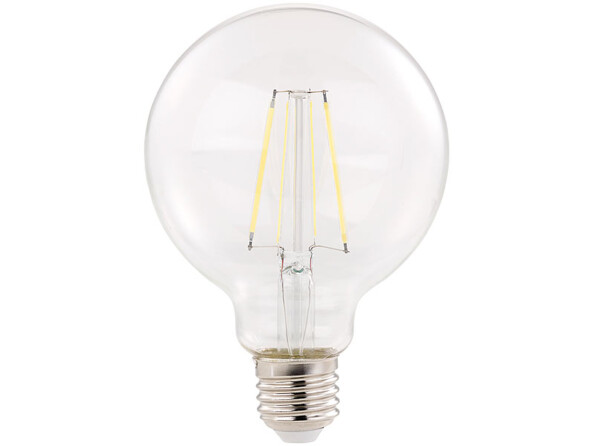Ampoule à filament LED E27 6 W blanc neutre, LED SMD