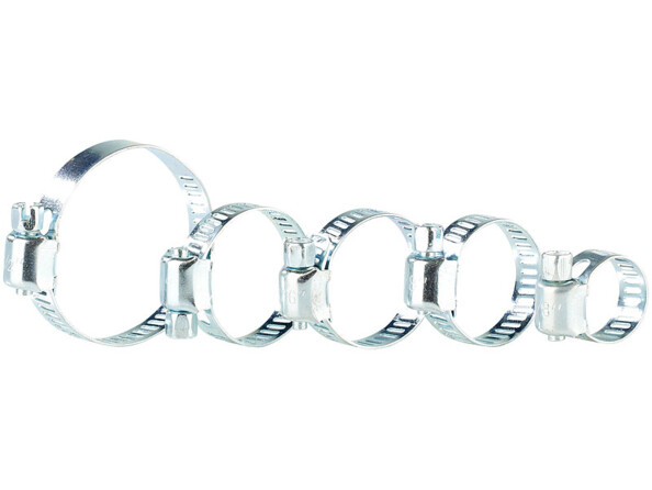 Plusieurs diamtères de colliers de serrage AGT.