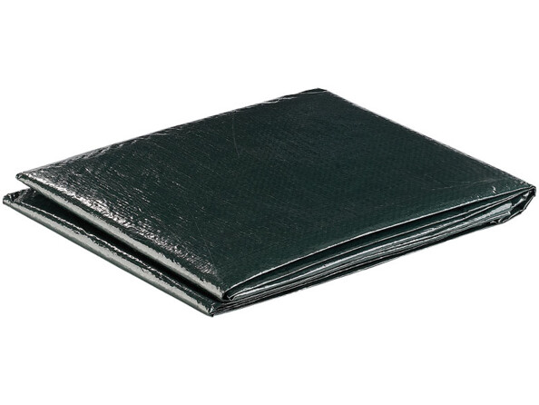 Bâche étanche en polyéthylène pliée