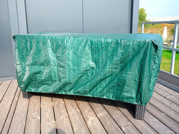 Bâche de protection pour transat ou table de jardin