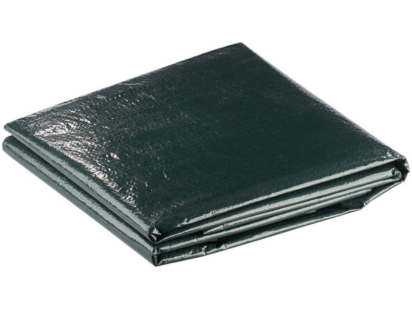 Bâche rectangulaire pliée