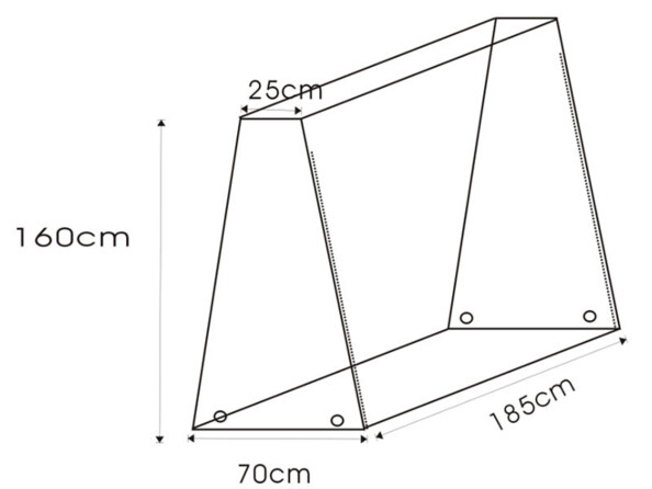 Bâche rectangulaire dimensions