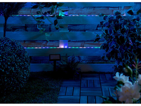 Bande à LED solaire 90 LED 3 m - 3 couleurs