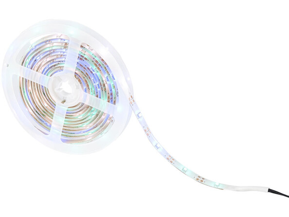 Bande à LED solaire 90 LED 3 m - 3 couleurs