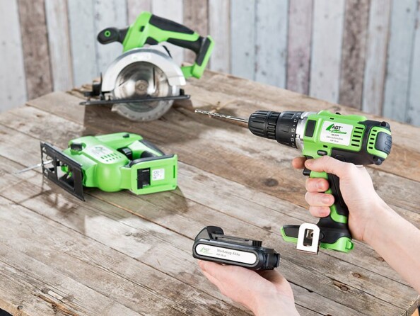 Batterie 18 V AW-18.ak pour outils sans fil AGT - 1300 mAh