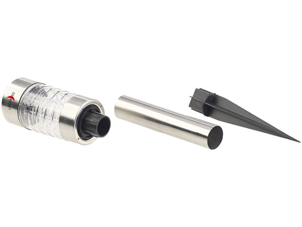 mini balise solaire sur piquet avec led RGB reglable à distance