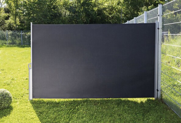 Brise-vue déroulable 180 x 300 cm - gris anthracite