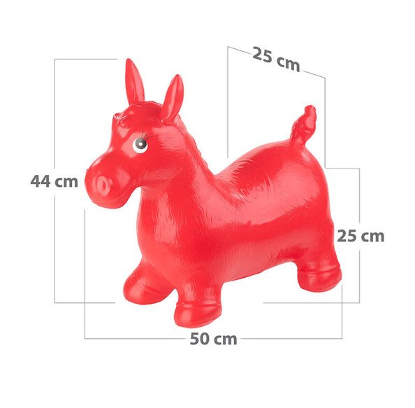 Cheval sauteur gonflable et élastique