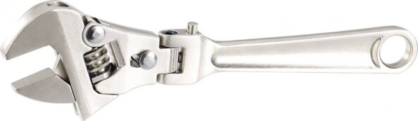 Clé à molette avec articulation en acier inoxydable
